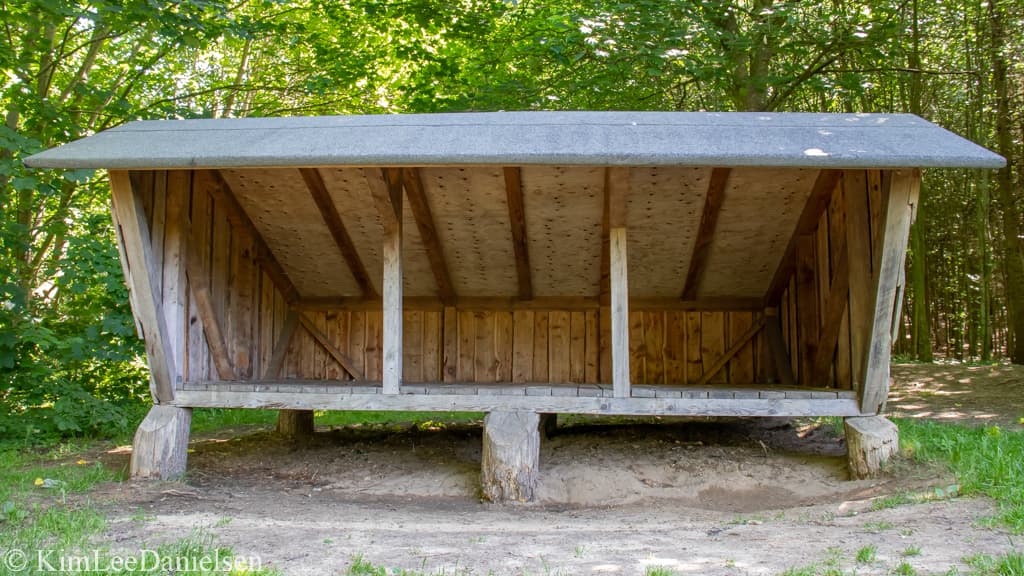 Shelter bei "Bergs Plads" - in der Nähe des Wildgeheges Haderslev