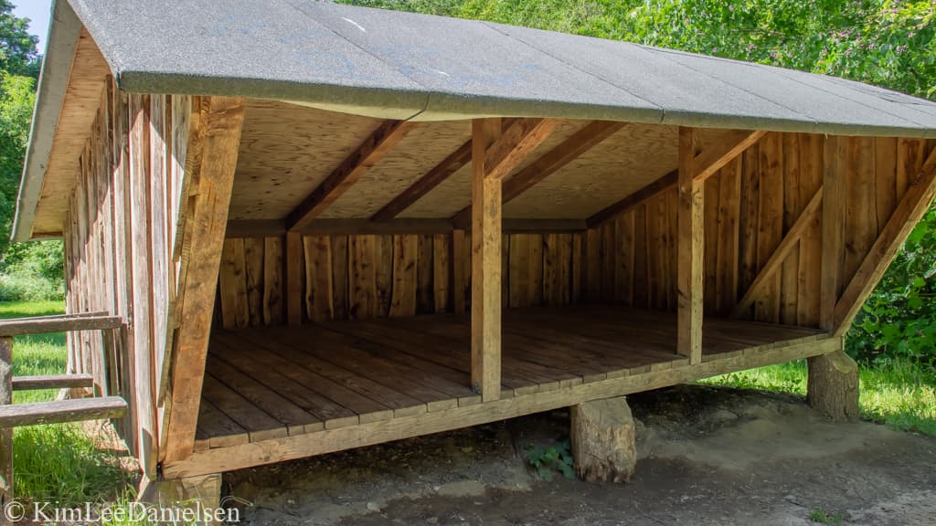 Shelter bei "Bergs Plads" - in der Nähe des Wildgeheges Haderslev