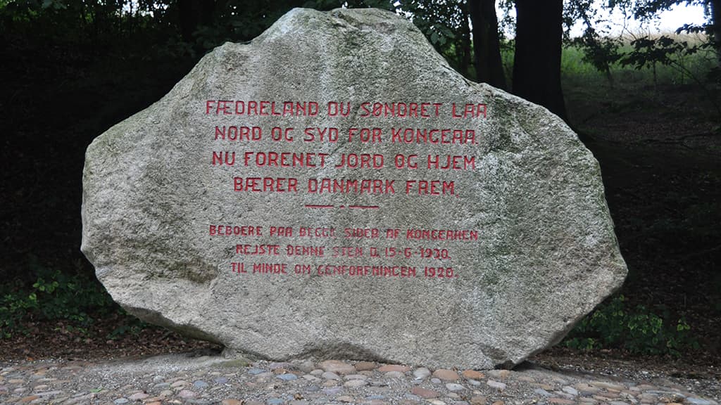 Dover rasteplads Genforeningssten