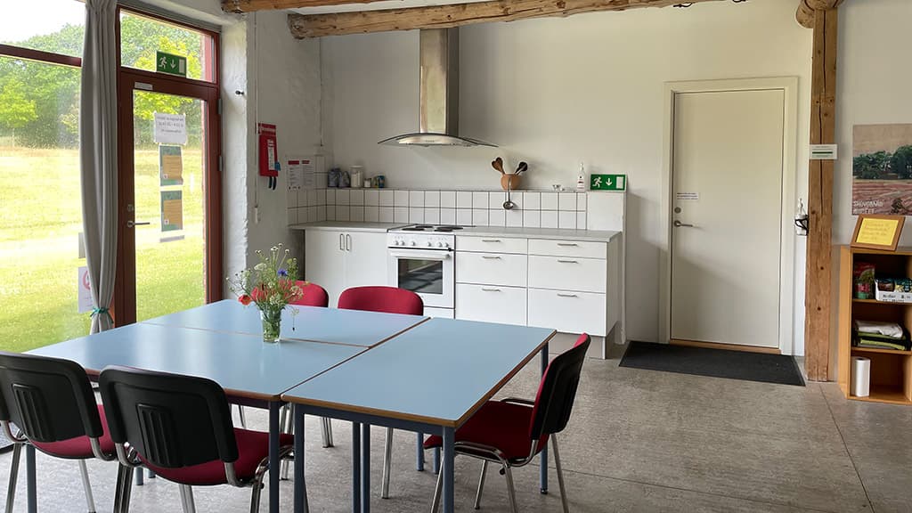 Küche im UnterkunftHald Hovedgaard